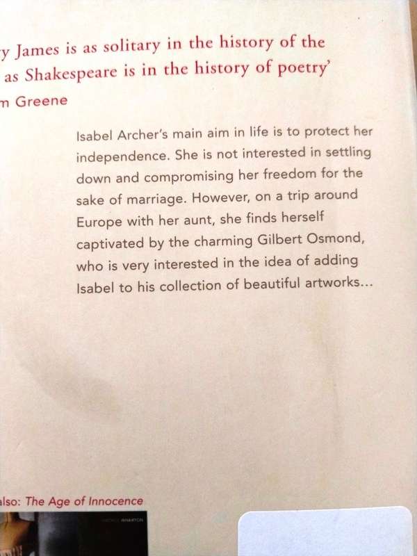 The Portrait of a Lady, Henry James