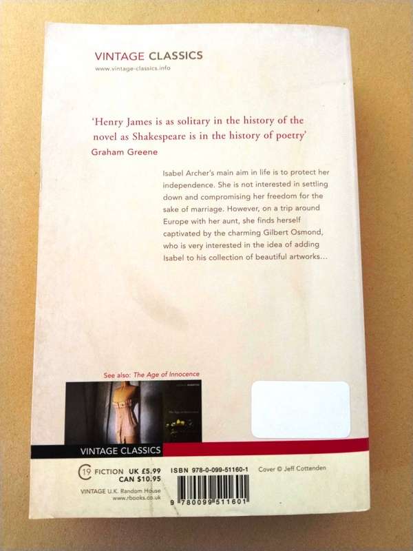 The Portrait of a Lady, Henry James