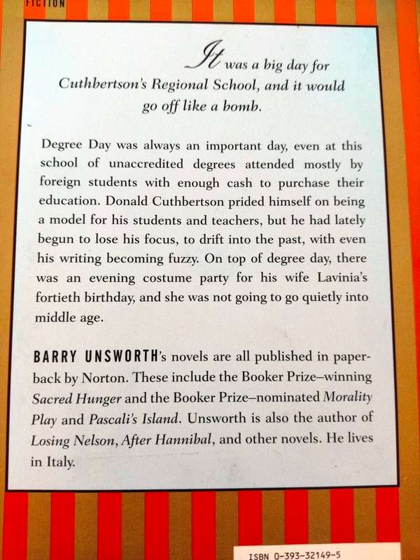 The Big Day, Barry Unsworth