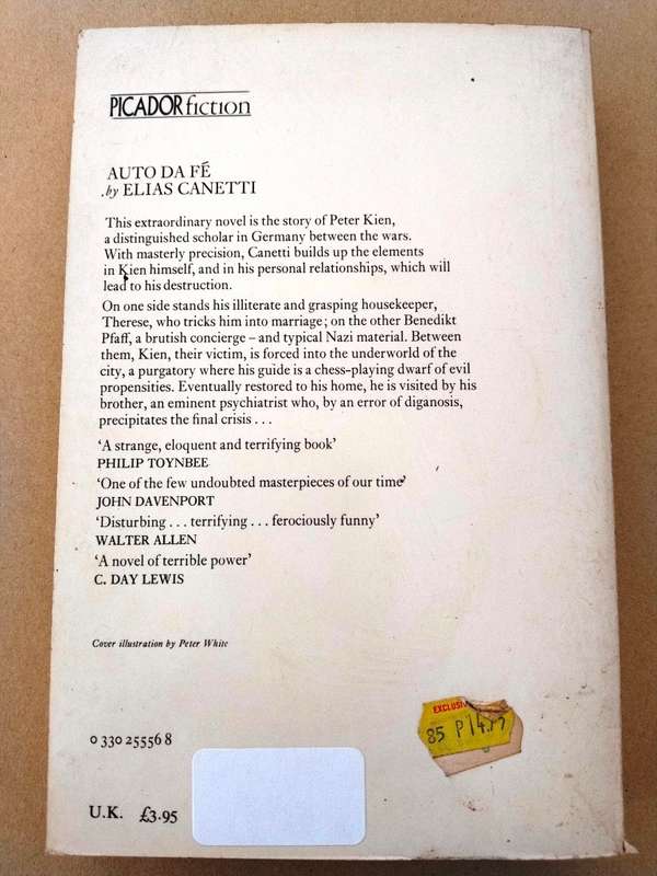 Auto da Fé, Elias Canetti