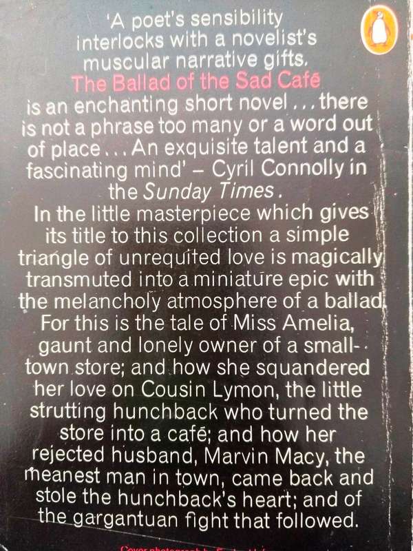 The Ballad of the Sad Café, Carson McCullers
