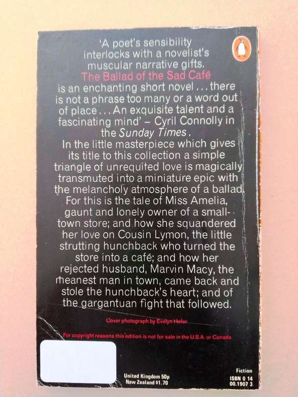 The Ballad of the Sad Café, Carson McCullers
