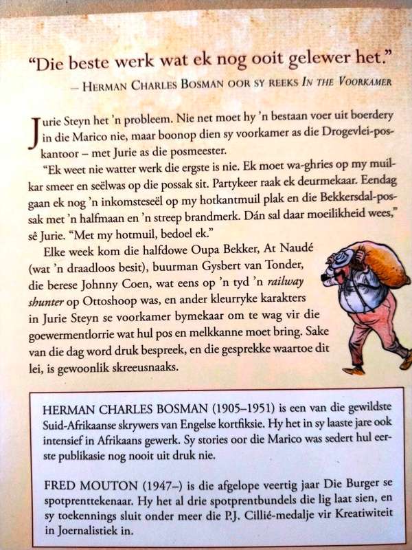 'n Bekkersdal-marathon en ander Voorkamerstories, Herman Charles Bosman