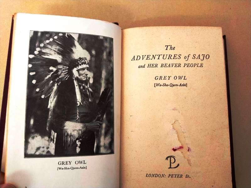 The Adventures of Safo and her Beaver People, Grey Owl
