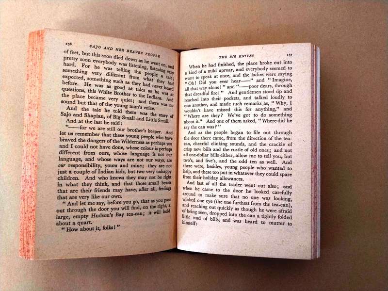 The Adventures of Safo and her Beaver People, Grey Owl
