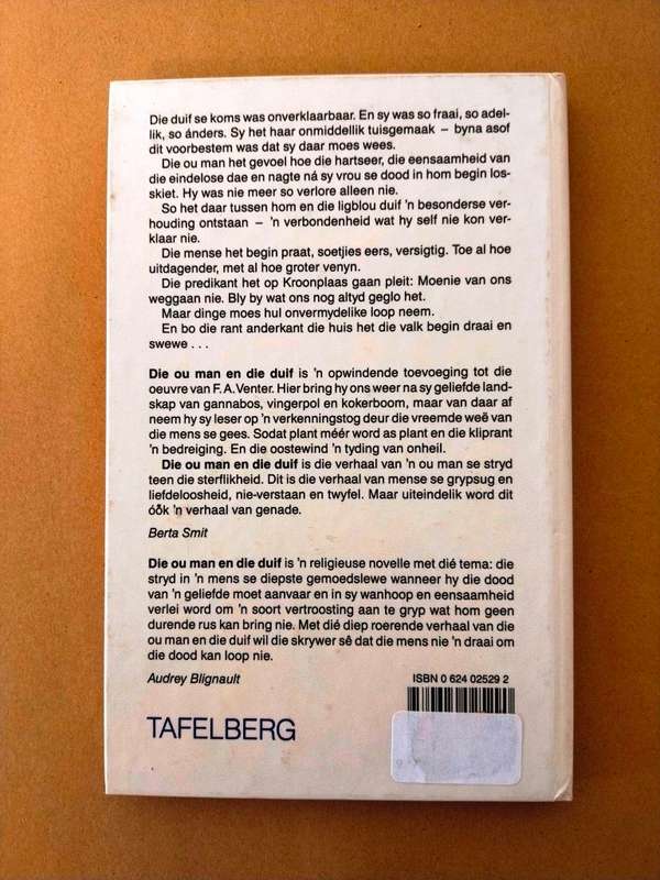 Die ou man en die duif, F.A. Venter