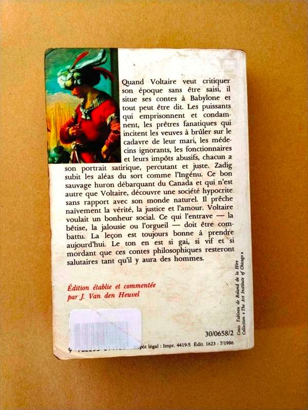 Zadig, Voltaire (Tome II)