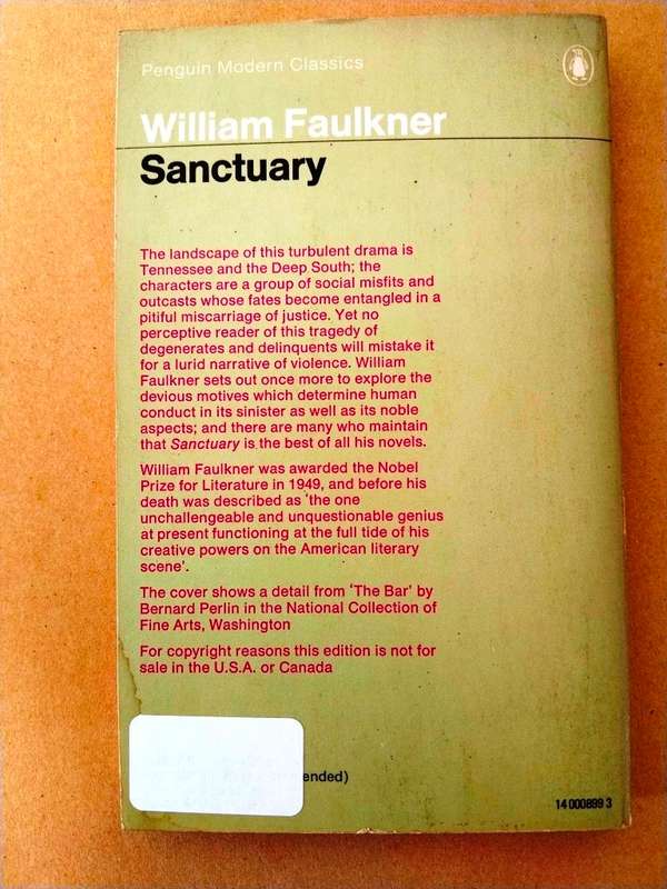 Sanctuary, William Faulkner