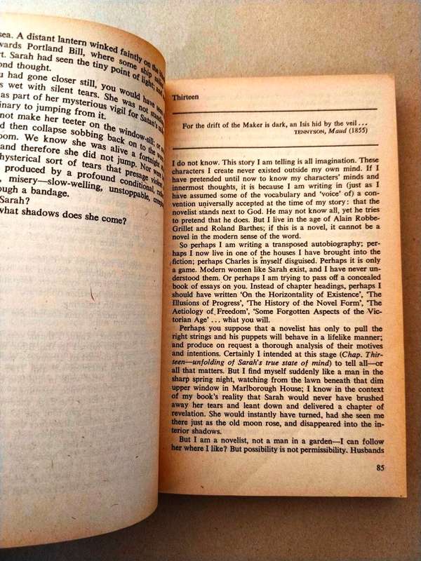 The French Lieutenant's Woman, John Fowles