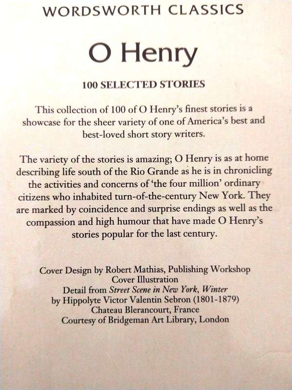 100 Selected Stories, O Henry
