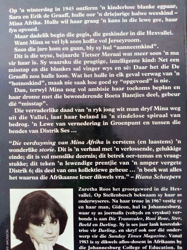 Die verdwyning van Mina Afrika, Zuretha Roos