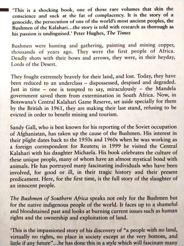 The Bushmen of Southern Africa, Sandy Gall
