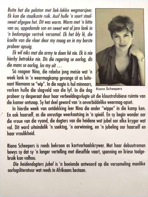 Die heidendogters jubel, Riana Scheepers
