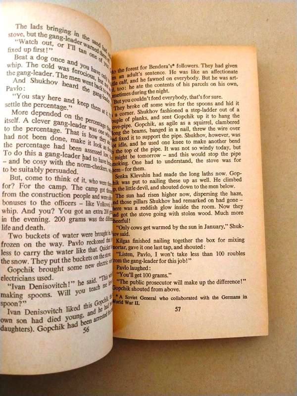 One Day in the Life of Ivan Denisovitch, Alexander Solzhenitsyn