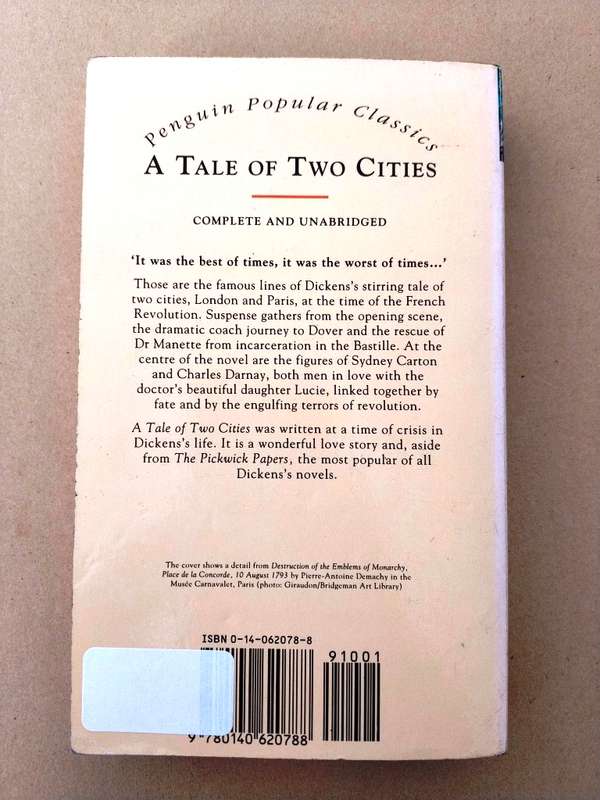 A Tale of Two Cities, Charles Dickens