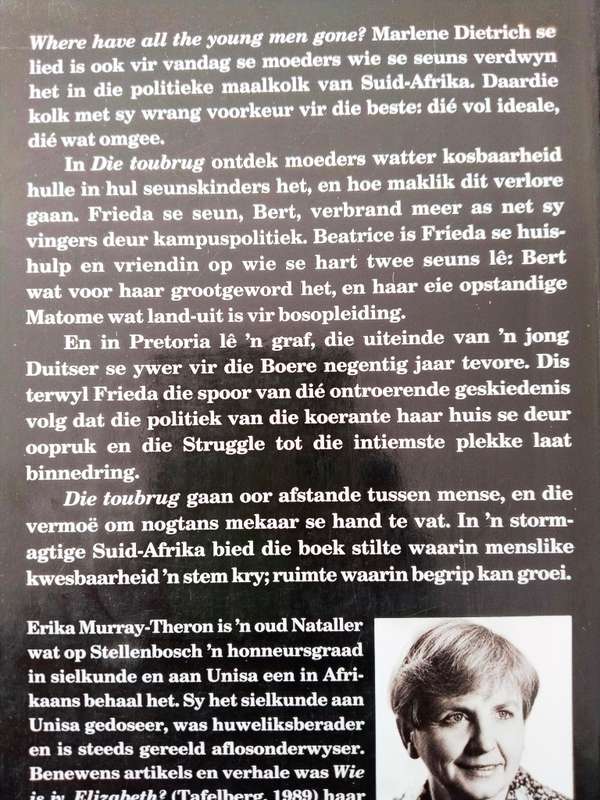 Die Toubrug, Erika Murray-Theron
