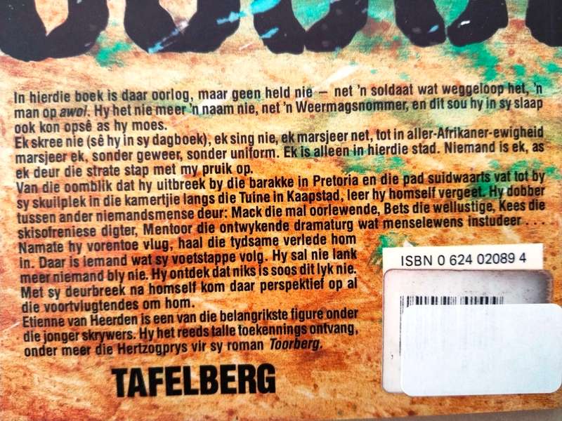 Om te awol, Etienne van Heerden