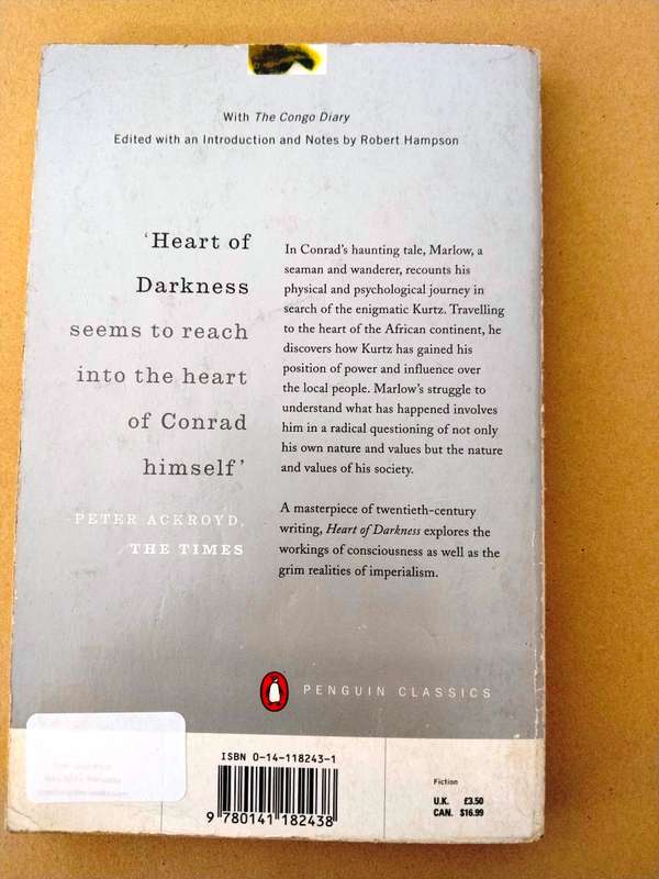 Heart of Darkness, Joseph Conrad