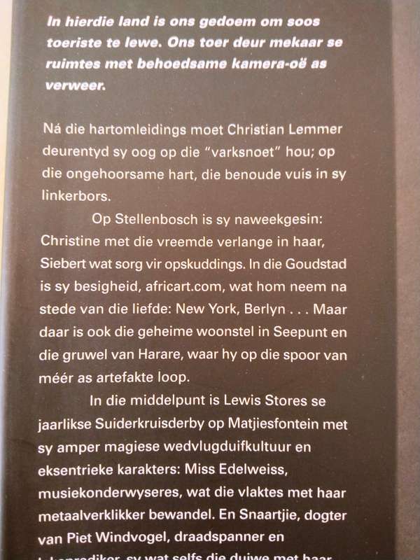 In stede van die liefde, Etienne van Heerden