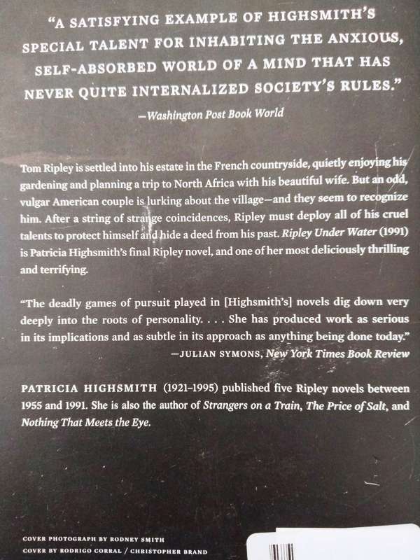 Ripley Under Water, Patricia Highsmith