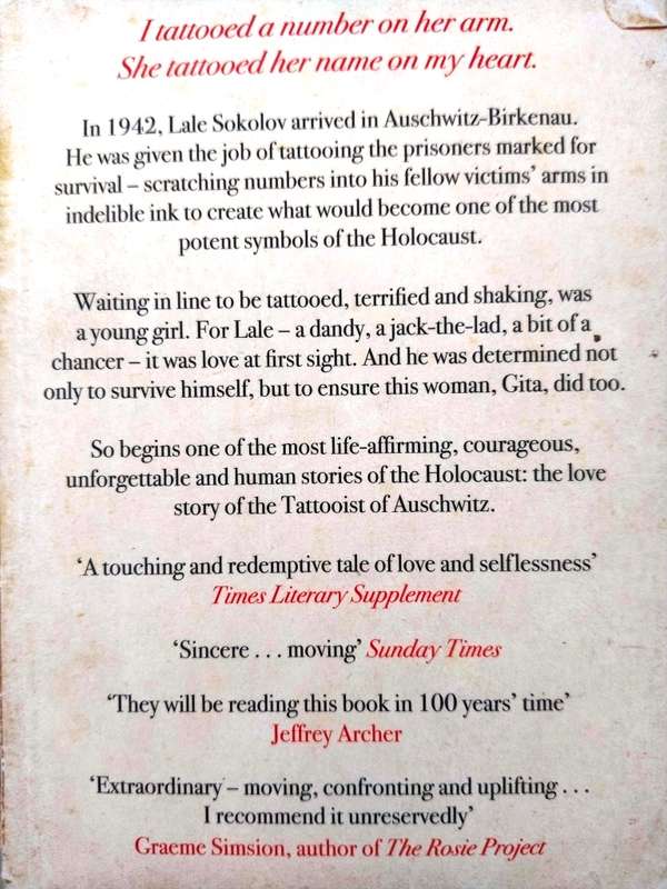 The Tattooist of Auschwitz, Heather Morris