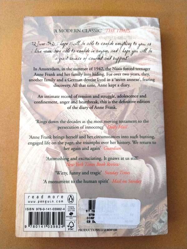The Diary of a Young Girl, Anne Frank [The Definitive edition]
