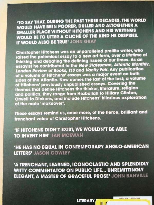 And Yet..., Christopher Hitchens [essays]