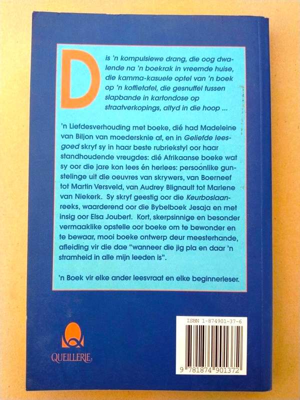 Geliefde Leesgoed, Madeleine van Biljon