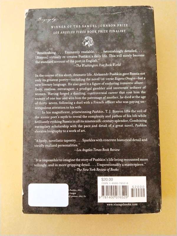 Pushkin - A Biography, T.J. Binyon