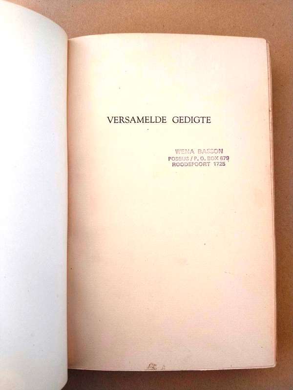 Versamelde Gedigte, C.M. van den Heever