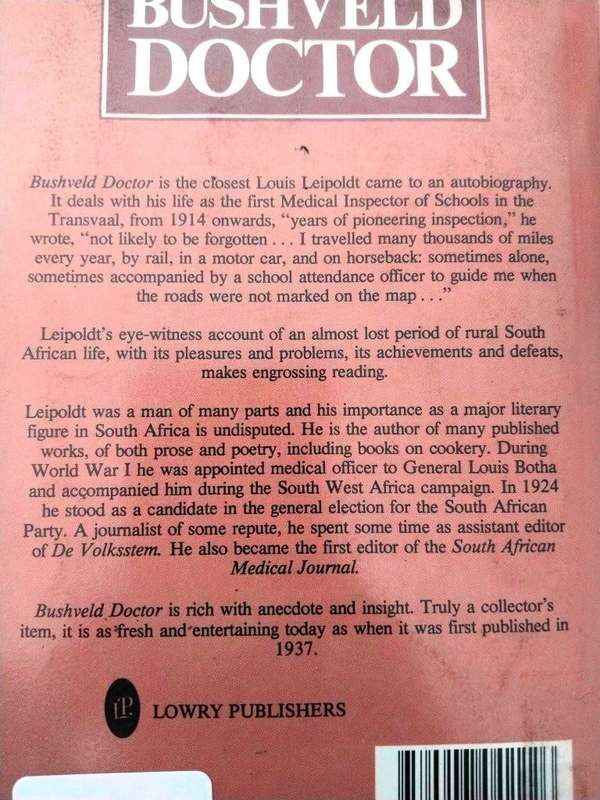 Bushveld Doctor, C. Louis Leipoldt