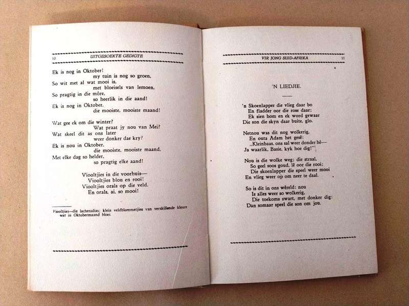 Uitgesoekte gedigte vir jong Suid-Afrika, C. Louis Leipoldt