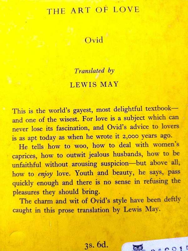 The Art of Love, Ovid
