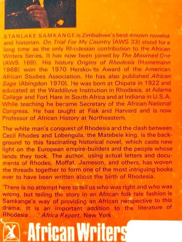 On Trial for my Country, Stanlake Samkange