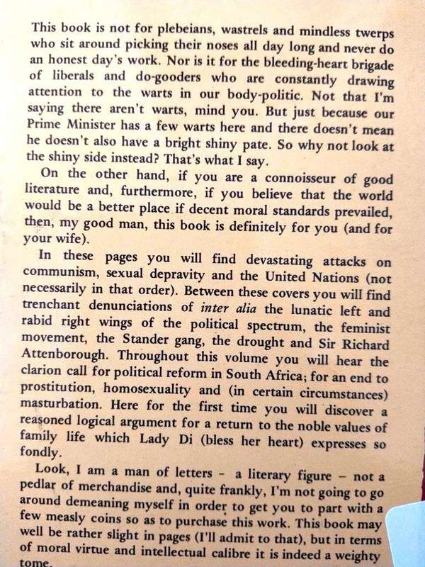Letters from the White South, Sidney Fairbridge-Smith