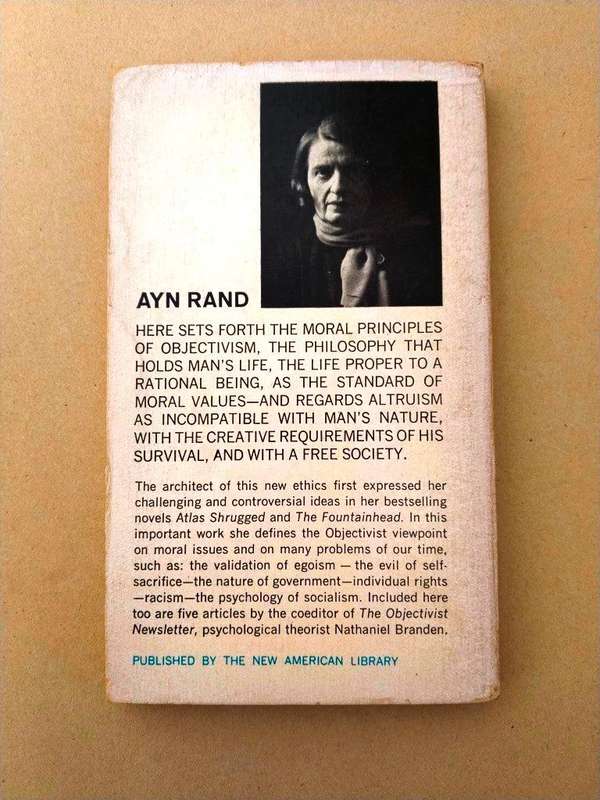 The Virtue of Selfishness, Ayn Rand