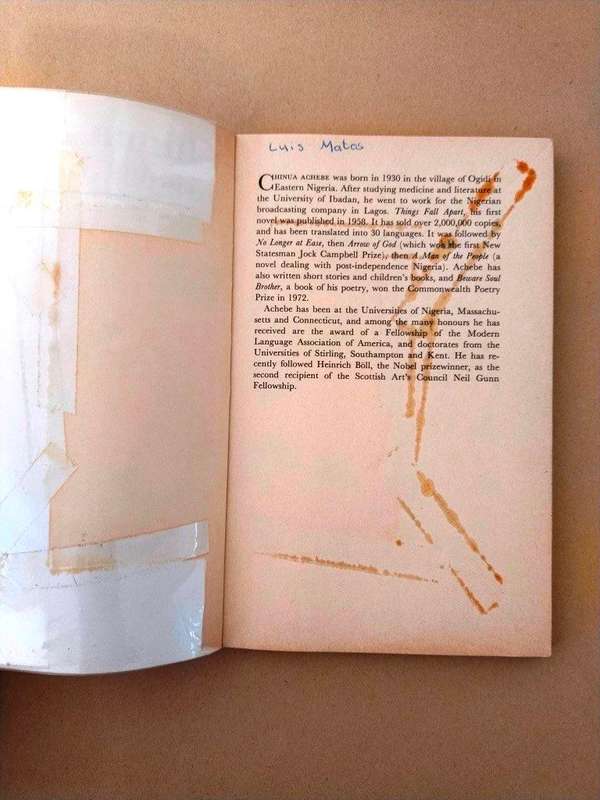 Things Fall Apart, Chinua Achebe