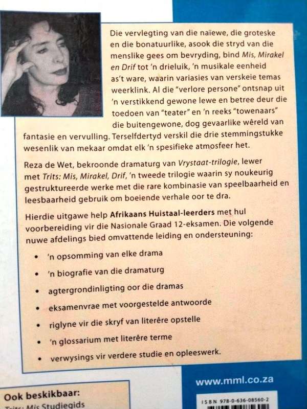 Trits, Reza de Wet [Toneelstukke, skooluitgawe]