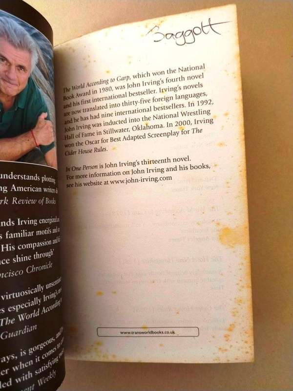 In One Person, John Irving