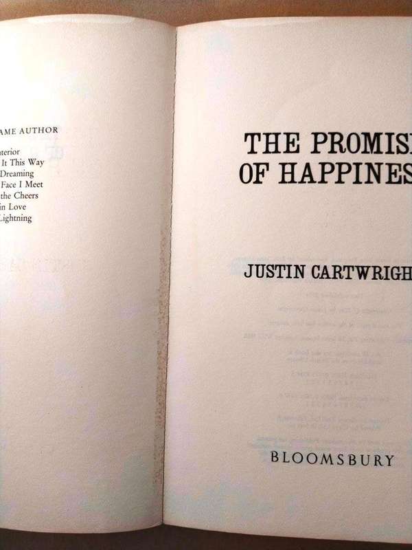 The Promise of Happiness, Justin Cartwright