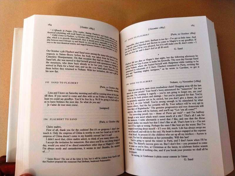 Flaubert-Sand, The Correspondence