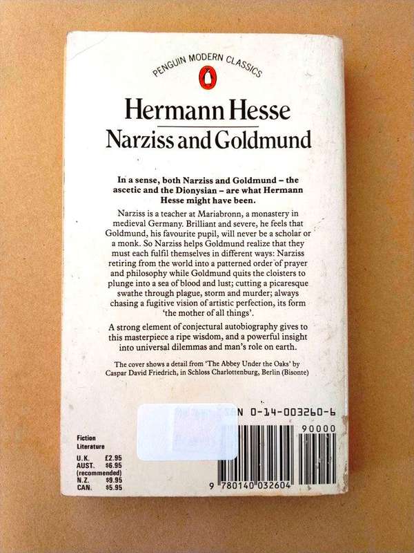 Narziss and Goldmund, Herman Hesse