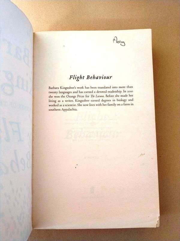 Flight Behaviour, Barbara Kingsolver