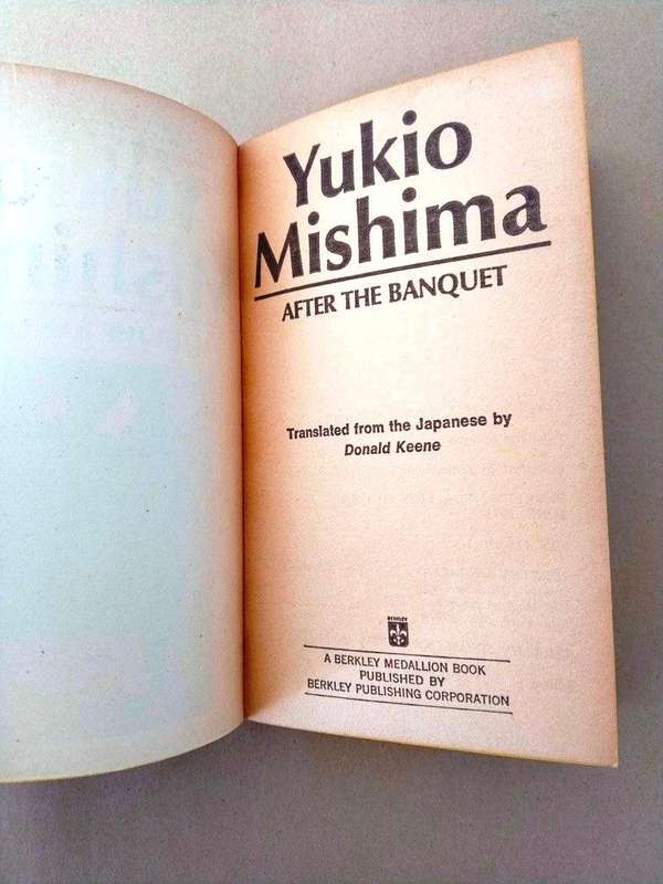 After the Banquet, Yukio Mishima