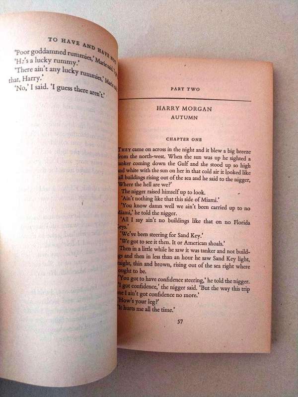 To Have and Have Not, Ernest Hemingway
