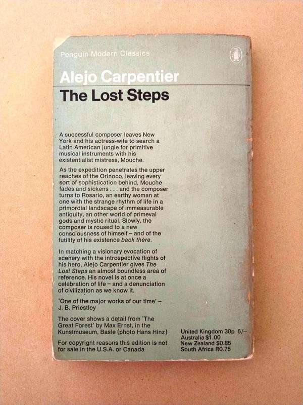 The Lost Steps, Alejo Carpentier