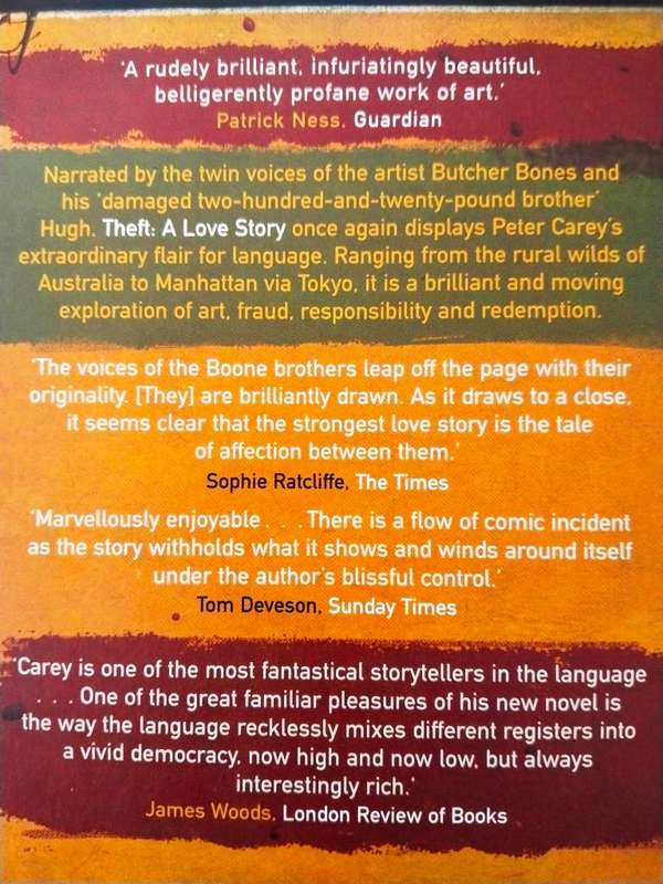 Theft, Peter Carey