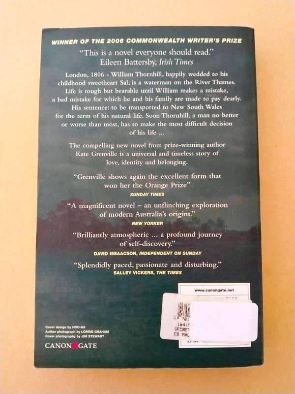 The Secret River, Kate Grenville