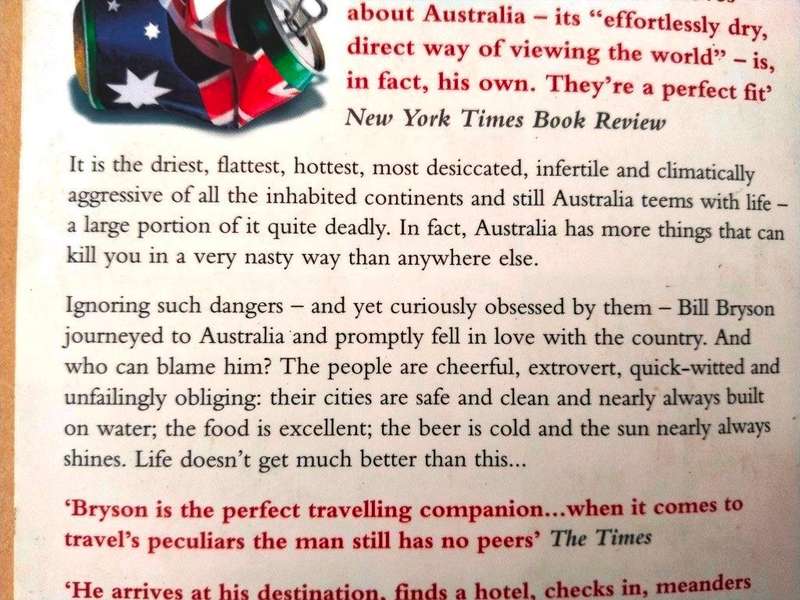 Down Under, Bill Bryson