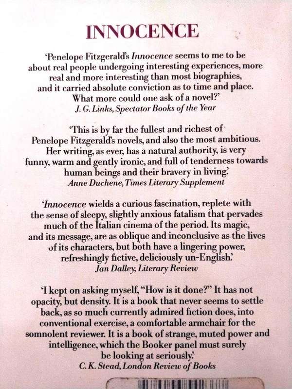 Innocence, Penelope Fitzgerald